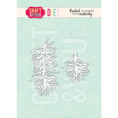 Craft & You Vágósablon Fir Branches Cutting Dies (1 csomag)