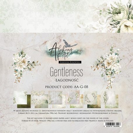 Alchemy of Art Papírkészlet 8" (20 cm) Gentleness Paper Collection Set (12 lap)