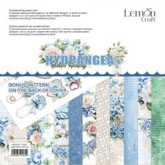   LemonCraft Scrapbook papírkészlet 12" (30 cm) - Dear Diary – Hydrangea - Scrapbooking Paper Pad (1 csomag)