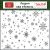 Echo Park Christmas Joy Let It Snow Snowflakes Stencil 6" (15 cm) Designer Stencil (1 db)