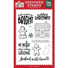   Echo Park Baking Spirits Bright Gingerbread Szilikonbélyegző Clear Stamps (1 db)