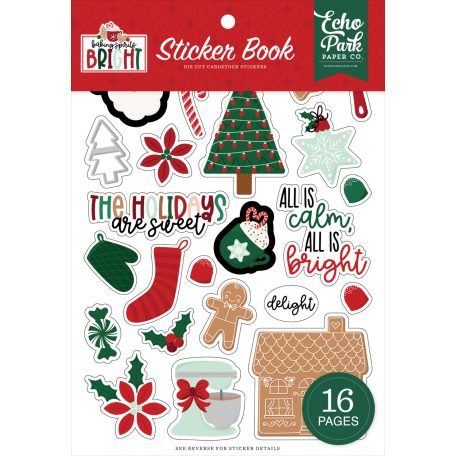 Echo Park Baking Spirits Bright Matrica készlet Sticker Book (16 ív)