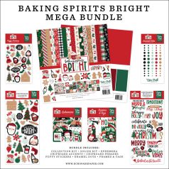   Echo Park Baking Spirits Bright Scrapbook alkotócsomag 12" (30 cm) Mega Bundle (1 csomag)