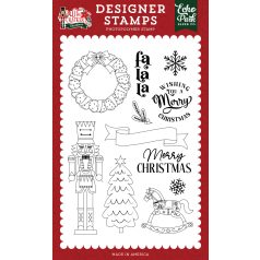   Echo Park Nutcracker Christmas Nutcracker Szilikonbélyegző Clear Stamps (1 db)