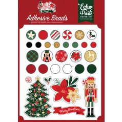   Echo Park Nutcracker Christmas Díszítőelem Adhesive Brads (1 csomag)