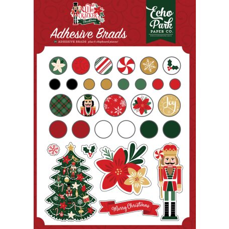 Echo Park Nutcracker Christmas Díszítőelem Adhesive Brads (1 csomag)