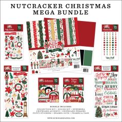   Echo Park Nutcracker Christmas Scrapbook alkotócsomag 12" (30 cm) Mega Bundle (1 csomag)