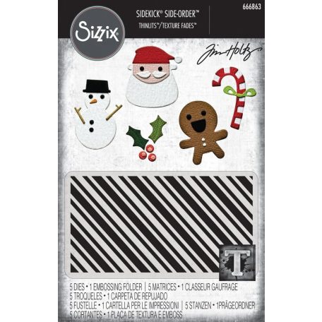 Sizzix Christmas Minis Vágósablon Sidekick Side Order (1 csomag)