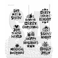   Stampers Anonymous Holiday Whatnots Tim Holtz Gumibélyegző Cling Stamps (1 csomag)