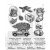 Stampers Anonymous Home For Christmas Tim Holtz Gumibélyegző Cling Stamps (1 csomag)