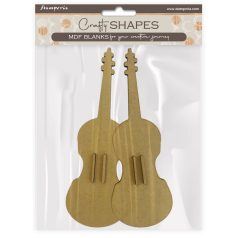   Stamperia Music violin MDF alap Crafty Shapes MDF BLANKS (1 db)