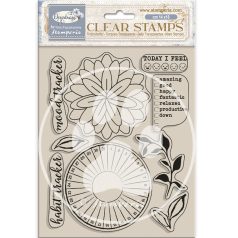   Stamperia Dewdrops Szilikonbélyegző A5 habit tracker Clear Stamps (1 csomag)