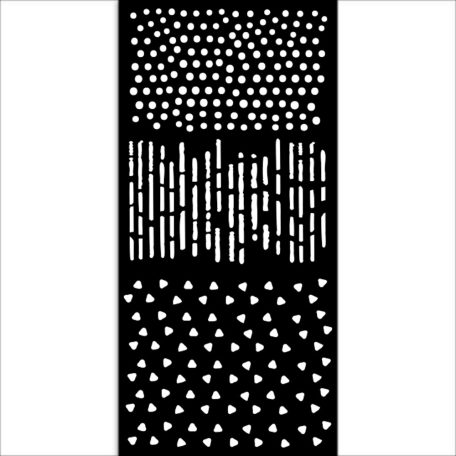 Stamperia Dewdrops Vastag stencil 12x25cm patterns Thick Stencil  (1 db)