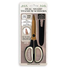   Olló titánium pengével , Dual Sharp Titanium Scissors 6.8 Inch / Create Happiness (2 db)