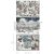 Redesign with Prima Snowfall Splendor Decoupage papír A3 Decoupage Fiber (1 db)