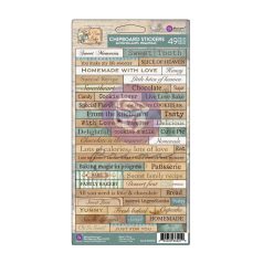   Prima Marketing The Home Baker Chipboard matrica Chipboard Stickers (1 db)