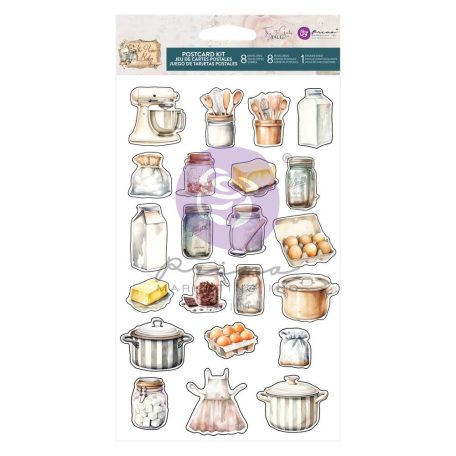 Prima Marketing The Home Baker Matrica Postcard Kit (1 csomag)