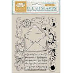   Stamperia Masquerade Szilikonbélyegző A5 Letter Clear Stamps (1 csomag)