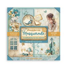   Stamperia Masquerade Papírkészlet 12" (30 cm) Single Face Maxi Paper Pack (22 ív)