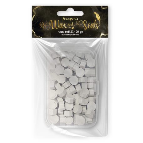 Stamperia Viaszgyöngy Matt white Wax Refill (20 gr)