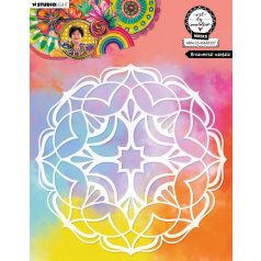   Art by Marlene Ornamental Mandala Stencil 8" (20 cm)  ABM Mask (1 db)