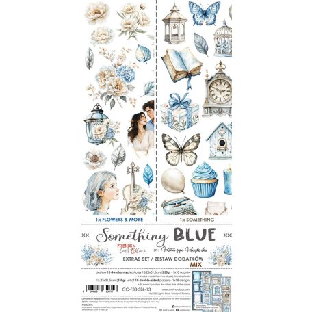 Craft O'Clock Kivágóív Something Blue Mix Extras to Cut Set (18 ív)