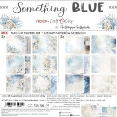   Craft O'Clock Scrapbook papírkészlet 8" (20 cm) Something Blue Mix Paper Set (24 ív)