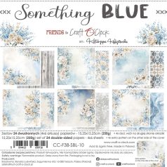   Craft O'Clock Scrapbook papírkészlet 6" (15 cm) Something Blue Paper Collection Set (24 ív)