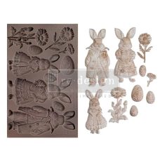   Redesign with Prima Springtime Bunny Öntőforma 5″X8″ Décor Mould (1 db)