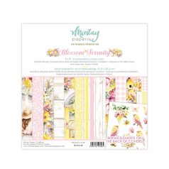   Mintay Papers Blossom Serenity Scrapbook papírkészlet  Paper Pad 8" (20 cm) 24 lap