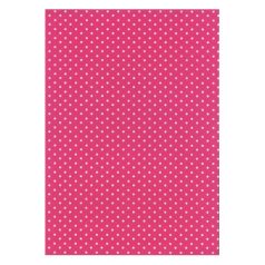   Pergamano Paper A4 - 150g, 61806 / Dots - Pink fehér pöttyös (1 ív)