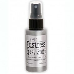   Tintaspray/Szórófejes festék , Distress Spray Stain / Tim Holtz - brushed pewter (57 ml)