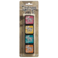   Mini Bélyegzőpárna készlet , Distress Mini Ink / Tim Holtz - Kit 1 (4 db)