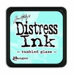   Mini Bélyegzőpárna Distress Mini Ink Tim Holtz tumbled glass (1 db)