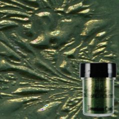   Domborítópor , Embossing Powder / Tannenbaum Green Gold -  (1 db)