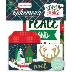   Papírmotívum / Kivágat , Deck the Halls / Ephemera (1 csomag)