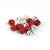 Csengettyű , Bells / 8mm / 16 db -  Red & White (1 csomag)