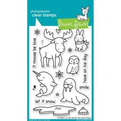   Szilikonbélyegző LF708, Clear Stamps / Critters In The Arctic (1 db)