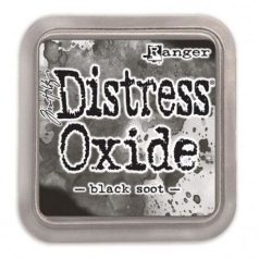   Ranger Distress Oxide Tintapárna - Black Soot - Tim Holtz (1 db)