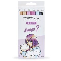 Copic Ciao alkoholos marker készlet, Manga 7 - (5+1 db)