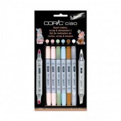   Copic Ciao alkoholos marker készlet, Scarp & Stamping 1 - (5+1 db)