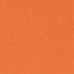   Scrapbook alapkarton 12" (30 cm) - mandarin - mandarin - Texturált felületű - Cardstock texture (1 ív)