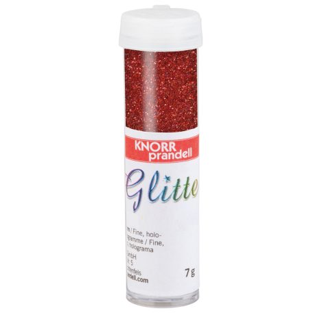 Piros Csillámpor - Glitter Hologramm Red (1 db)