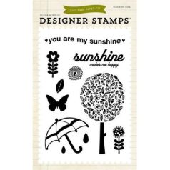   Szilikonbélyegző , Designer Stamp / Spring You are my SunshINE (1 db)