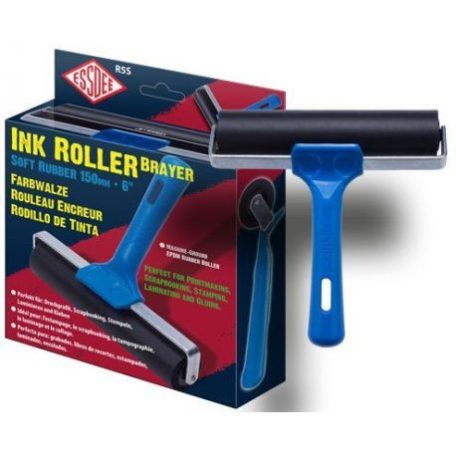 Essdee Festékhenger puha 150 mm Soft Rubber Ink Roller - Linómetszés (1 db)