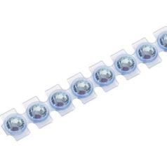   Swarovski kristály utántöltő -  textilhez SS10, Light sapphire / Zafír / easyCrystal (1 csomag)