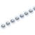 Swarovski kristály utántöltő - papírhoz SS10, Light sapphire / Zafír / easyCrystal (1 csomag)