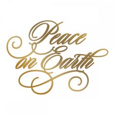   Klisé , GoPress and Foil  / Peace on Earth - Anna Griffin Foil Stamp (1 db)