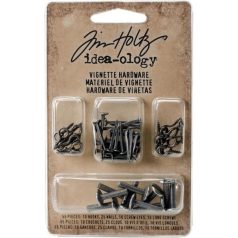   Díszítőelem , Idea-ology / Tim Holtz Vignette Hardware -  (55 db)