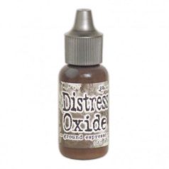   Ranger Distress Oxide Tintapárna Utántöltő - Ground Espresso - Tim Holtz Oxide Re-Inker (1 db)